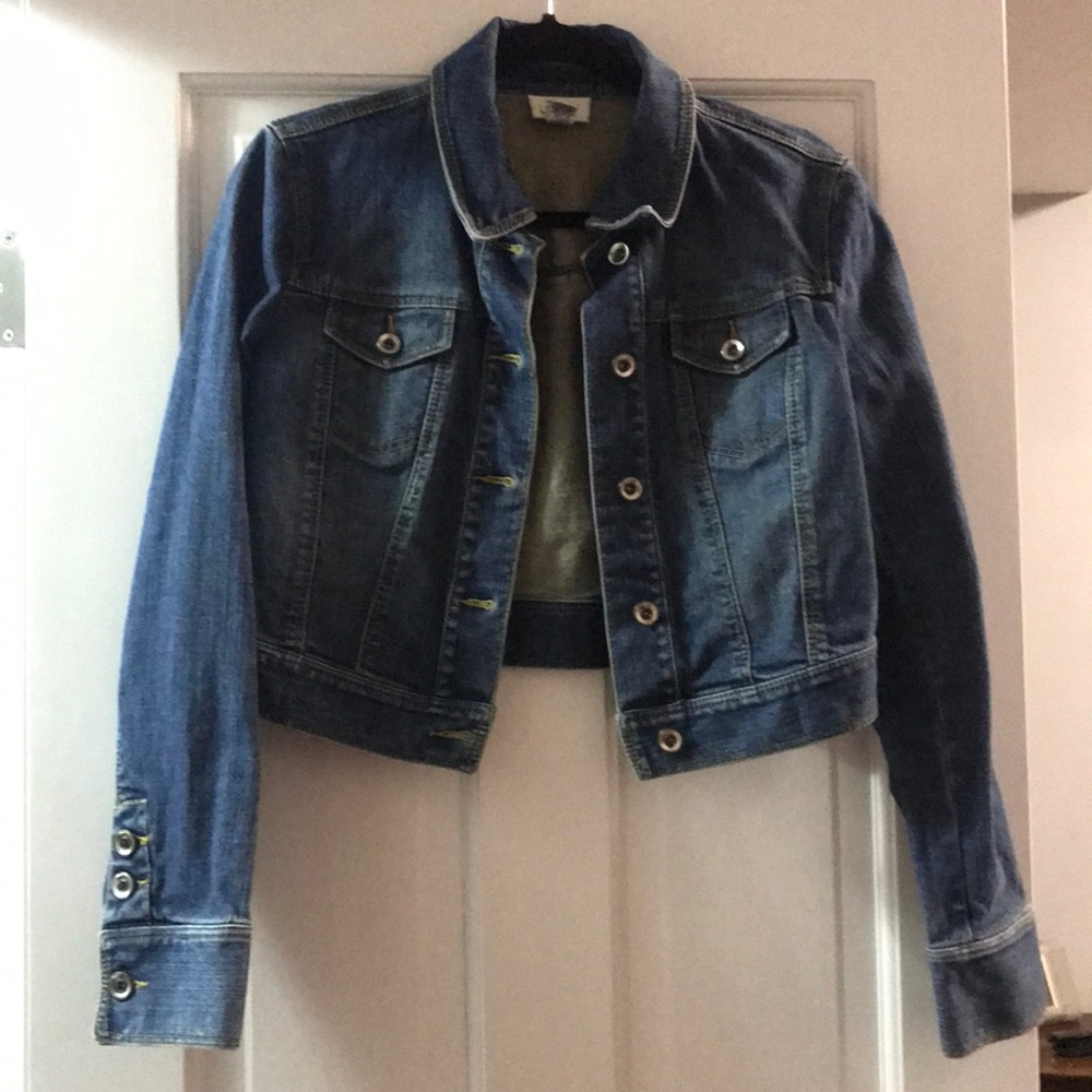 Loft shorter length jean jacket
